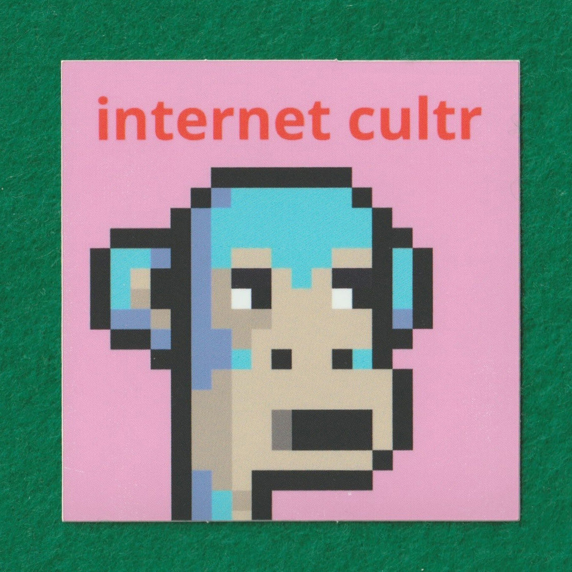internet cultr monke sticker
